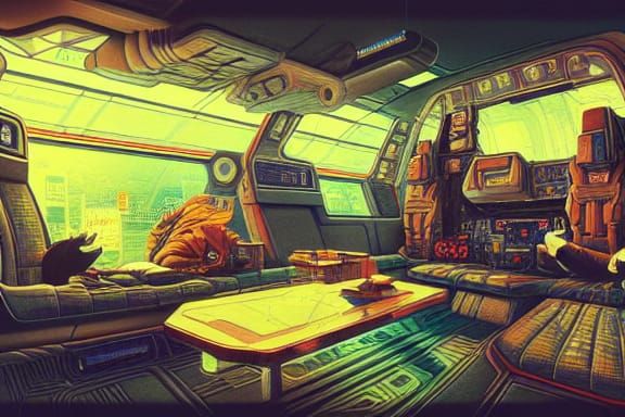 Spaceship interior undefined