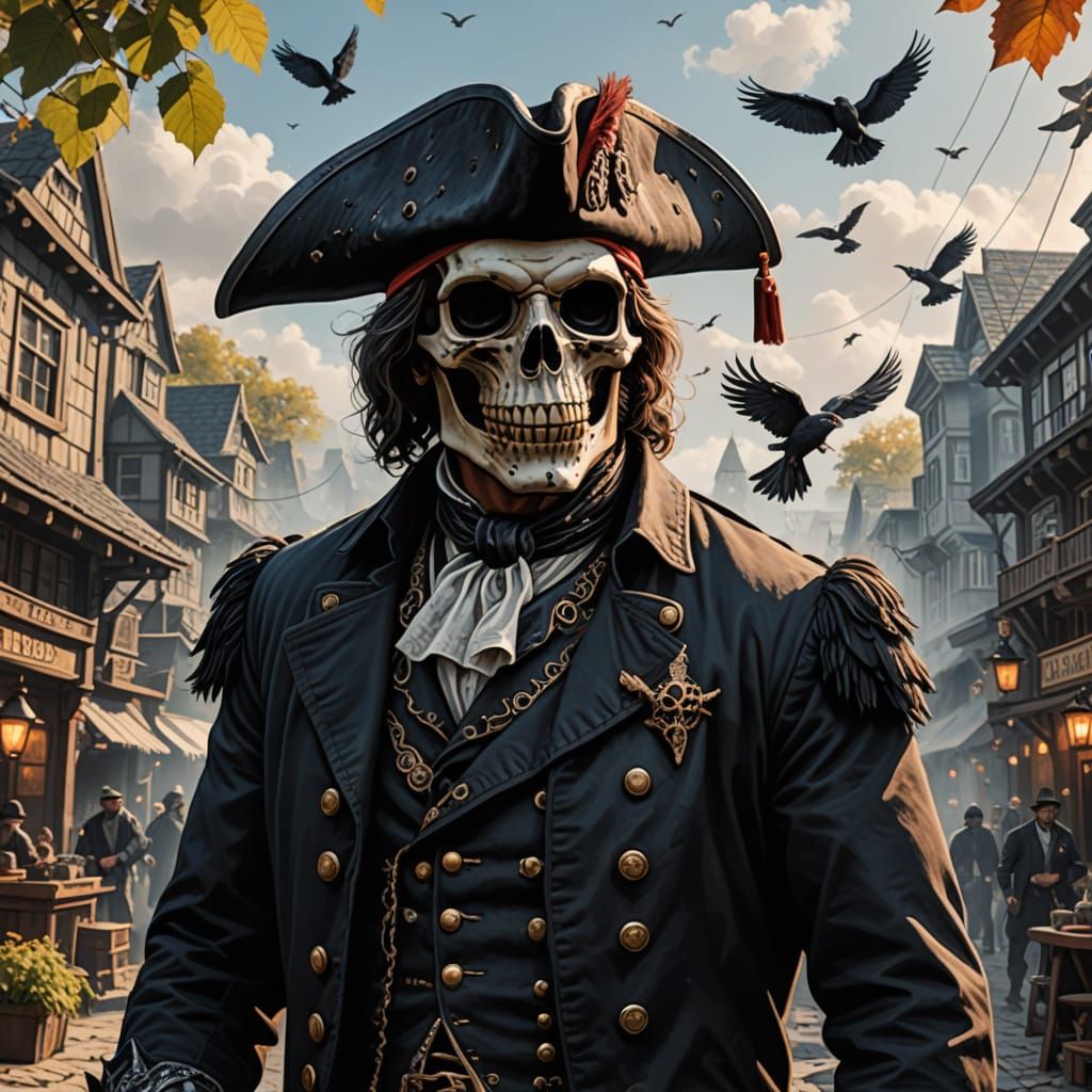 Pirate Parrot on the High Seas