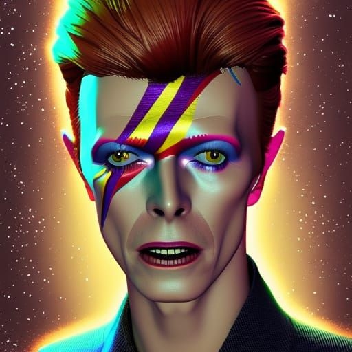 David Bowie - AI Generated Artwork - NightCafe Creator