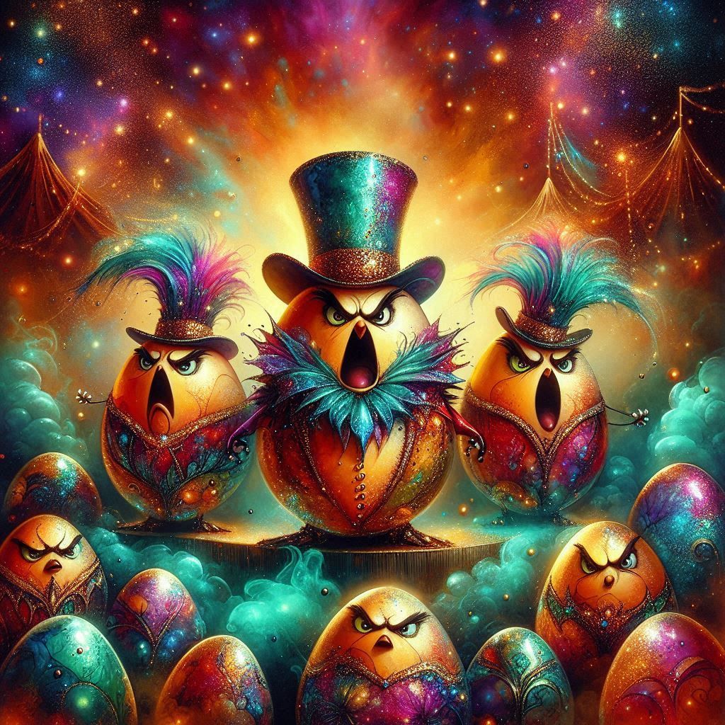 Angry Eggs at the Circus