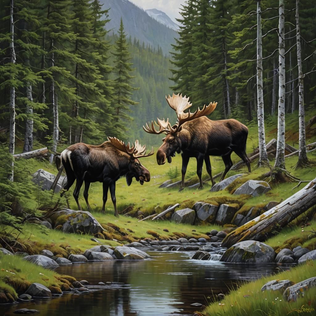 Moose in Norway
