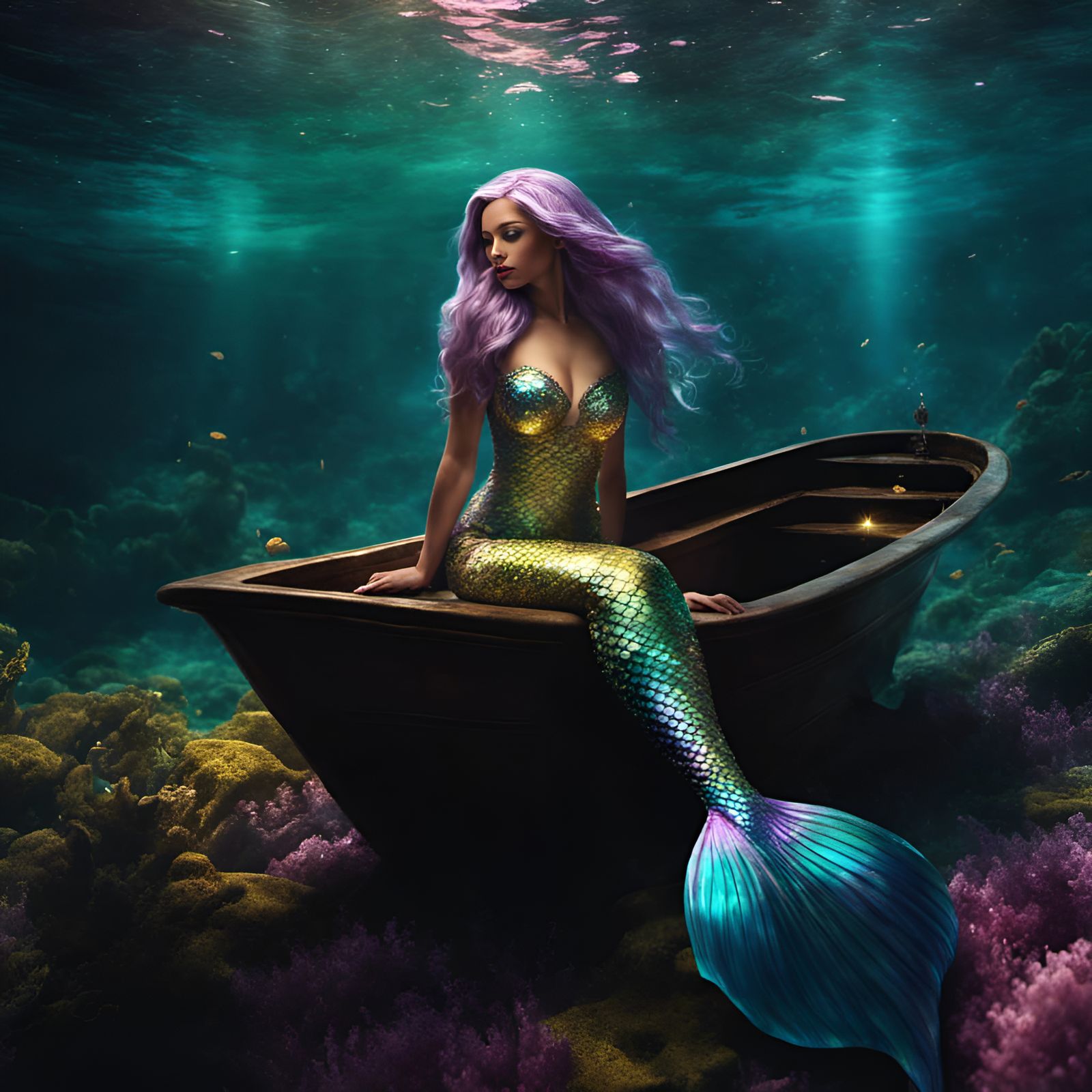 Don't mind her she's just the mermaid - AI Generated Artwork ...