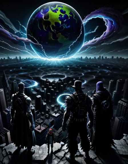 Multiverse shattered dimensions monster cracking reality its...