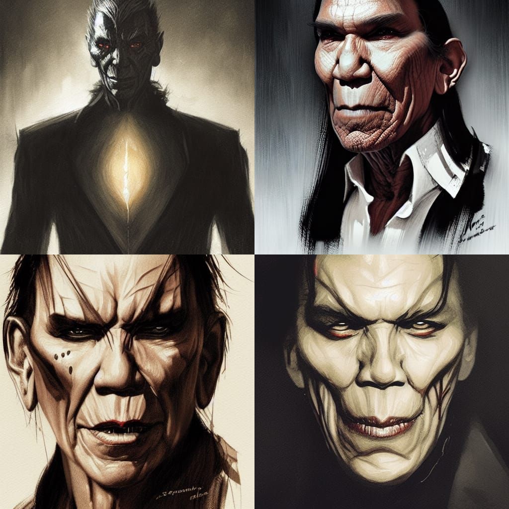 Wes Studi as fierce Vampire.