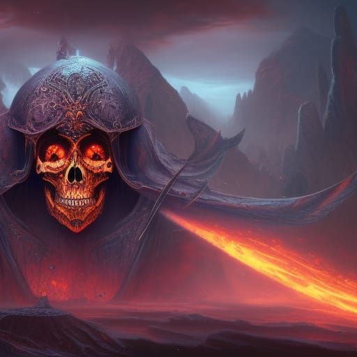 The face of death