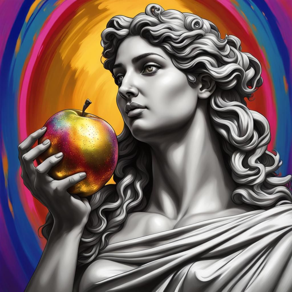 The apple of discord AI Generated Artwork NightCafe Creator