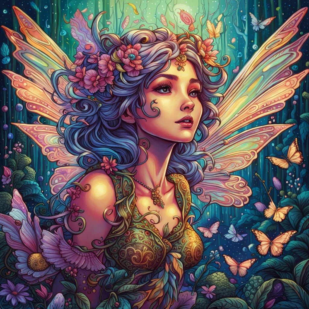 Fairy - AI Generated Artwork - NightCafe Creator