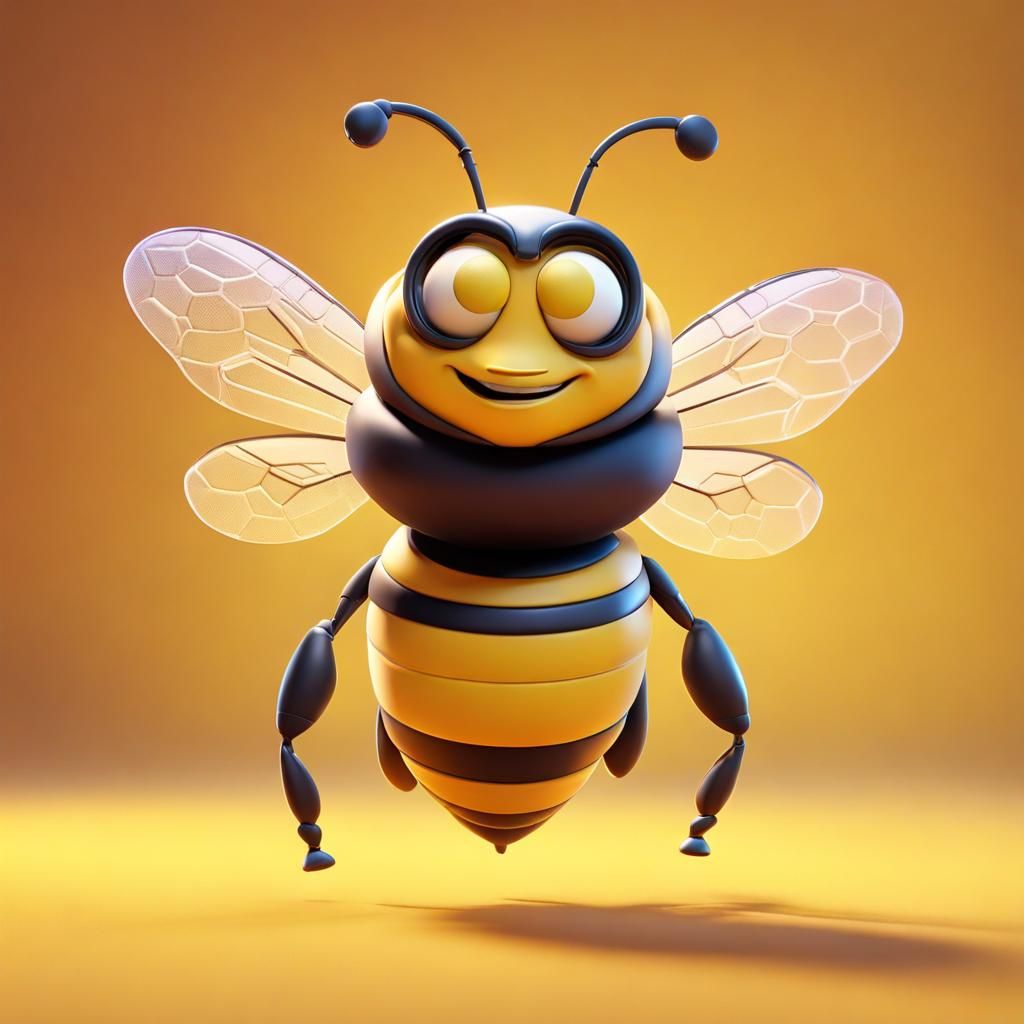 bee with face