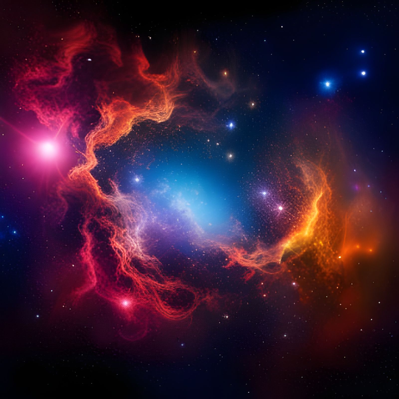 Colorful starscape  by @Kim