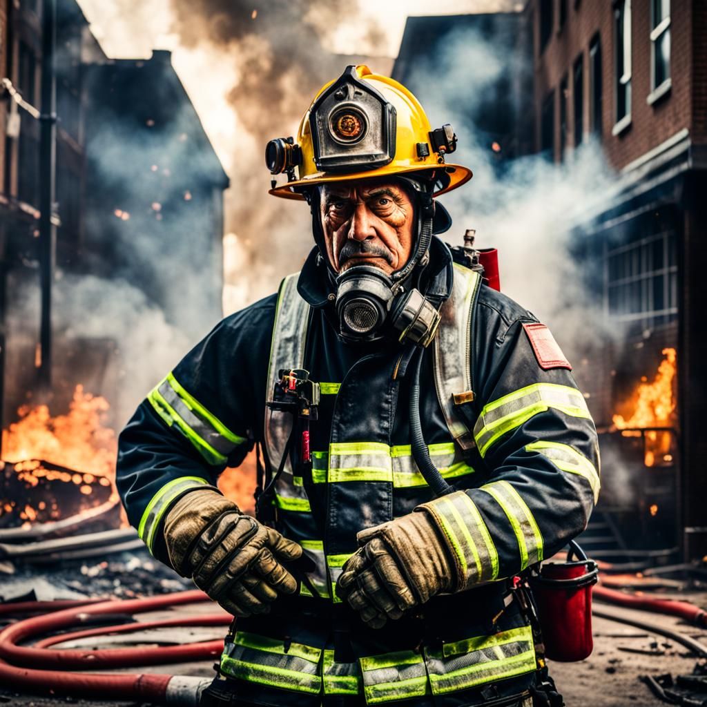 Fireman when duty calls   by @Adm