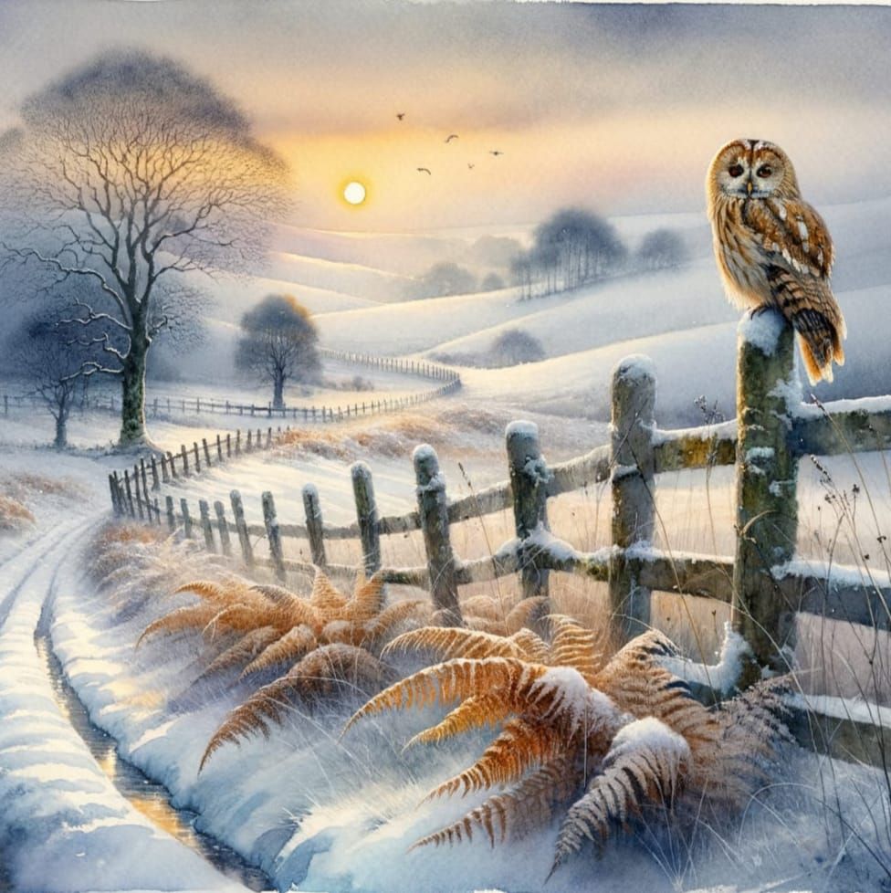 Winter’s Watchful Path