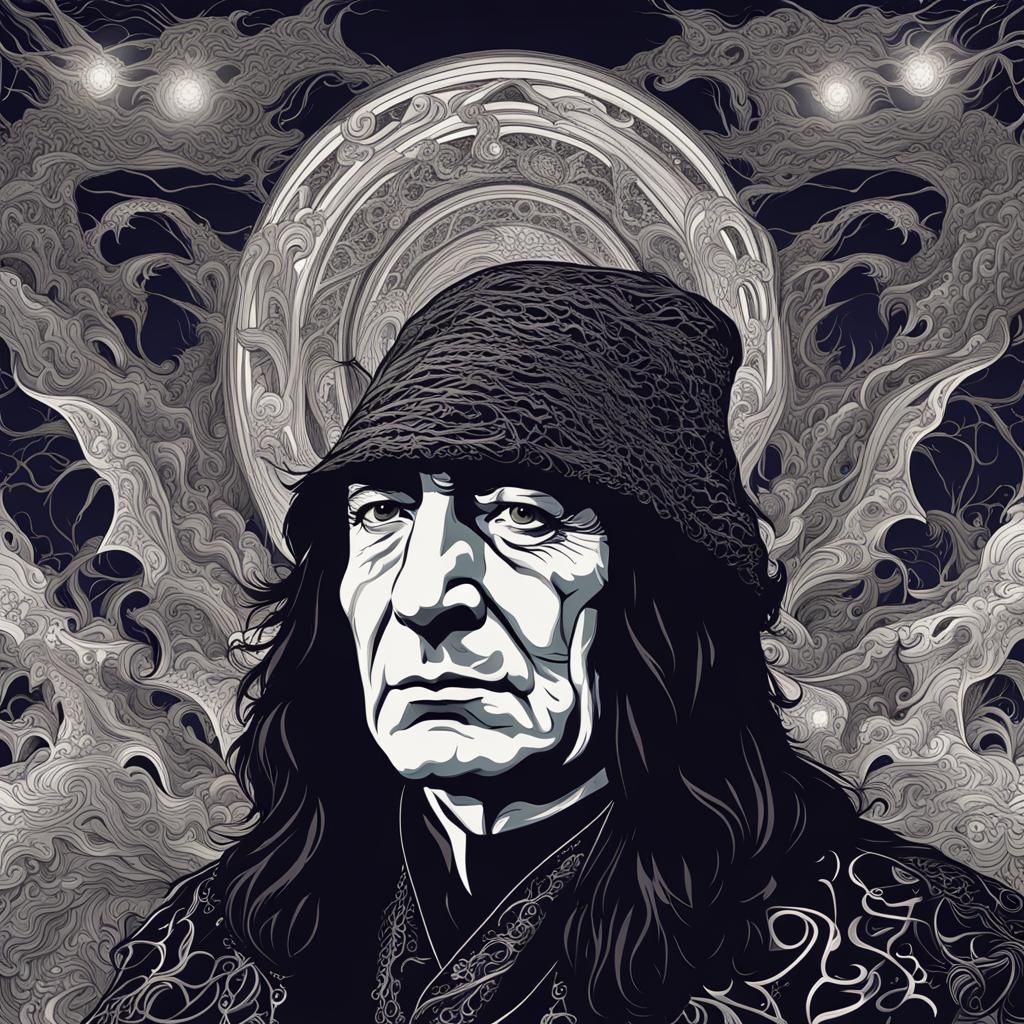 snape in a 1980’s glam metal band