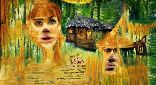 The Cabin in the Woods Movie Poster post-impressionism