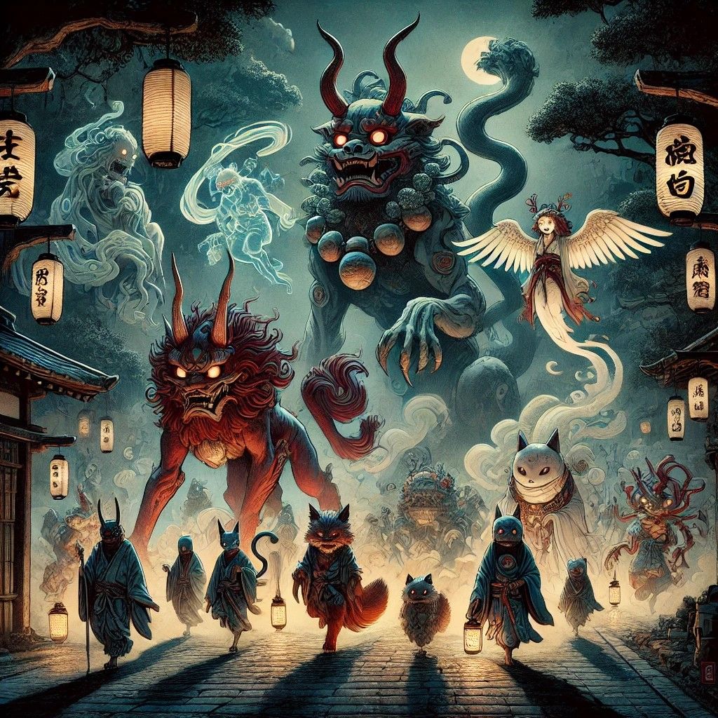 "Midnight Procession of Yokai"