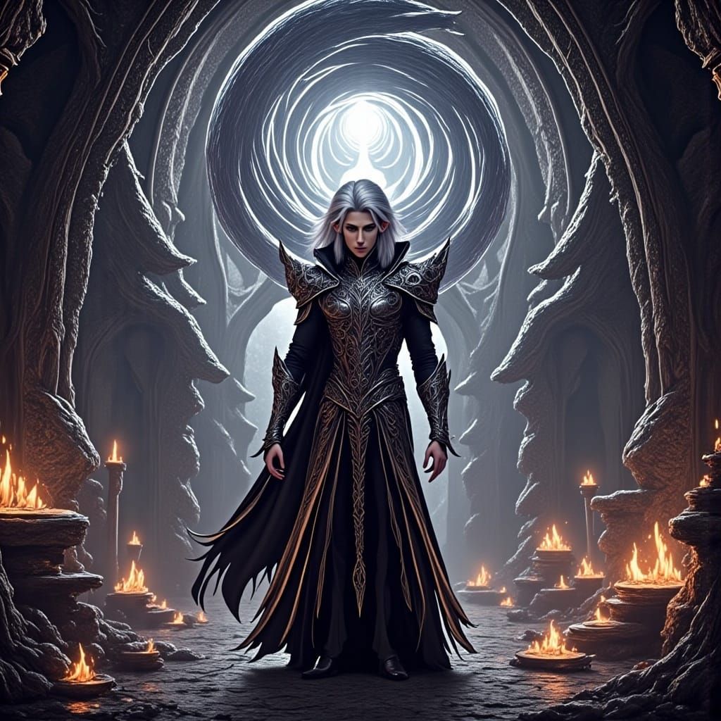  <lora:Lietolis Blackrose:1.0> dark summoner