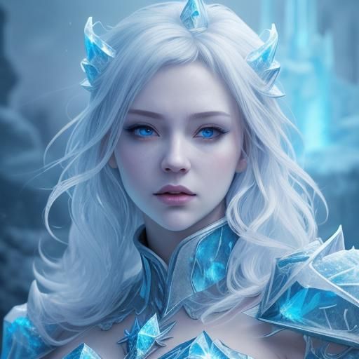 Ice Queen - AI Generated Artwork - NightCafe Creator