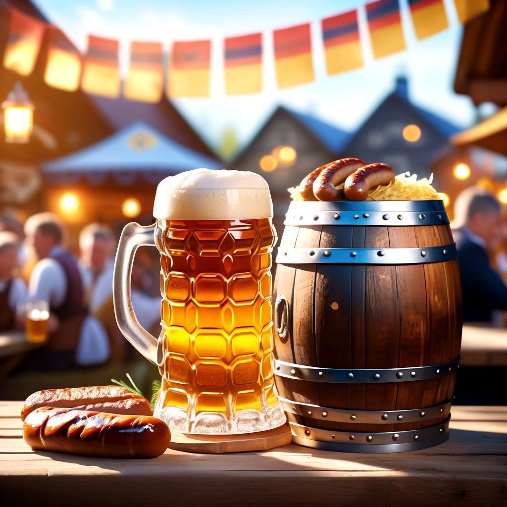 Bratwurst & Beer Oktober Fest Style  by @KLP-Magick