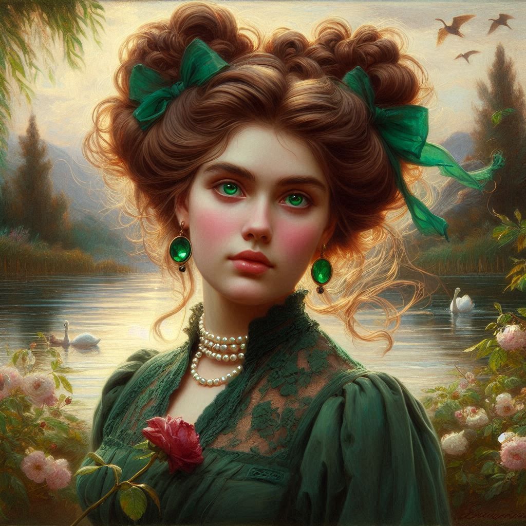 Lady in Green