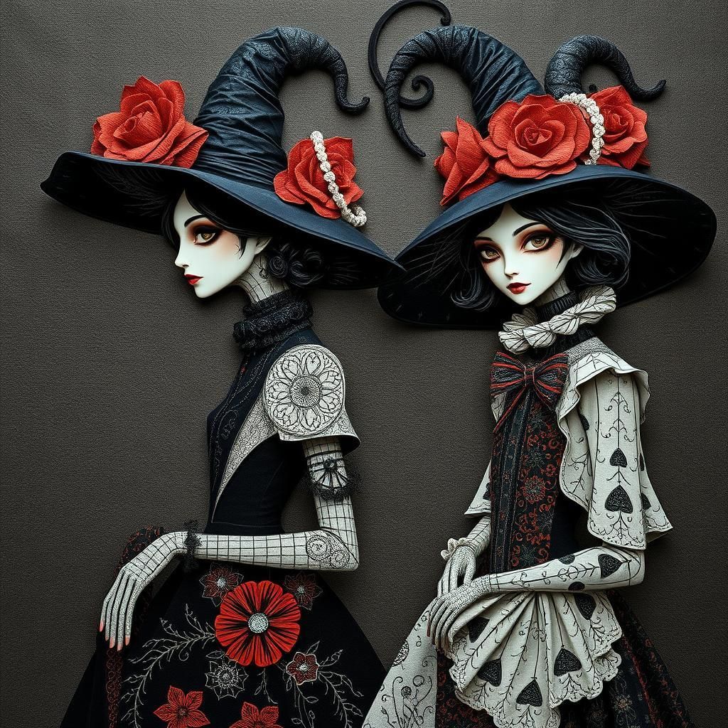 High fashion witches.