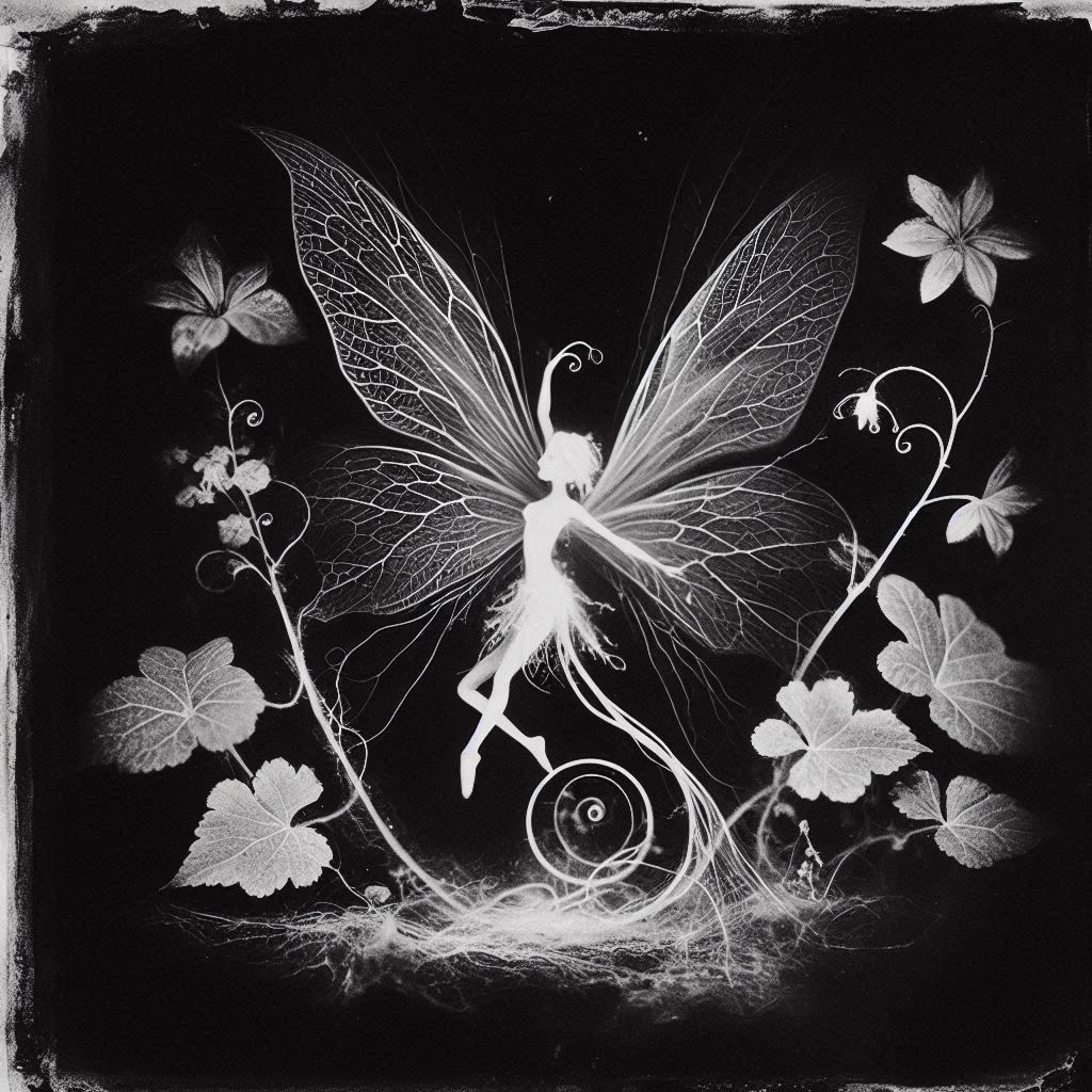 August 2024 Art Jam Images  fairy and photograms