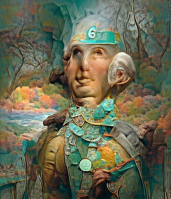 George Washington - AI Generated Artwork - NightCafe Creator