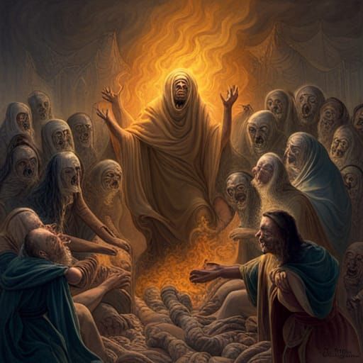 the antichrist laughs as the world burns