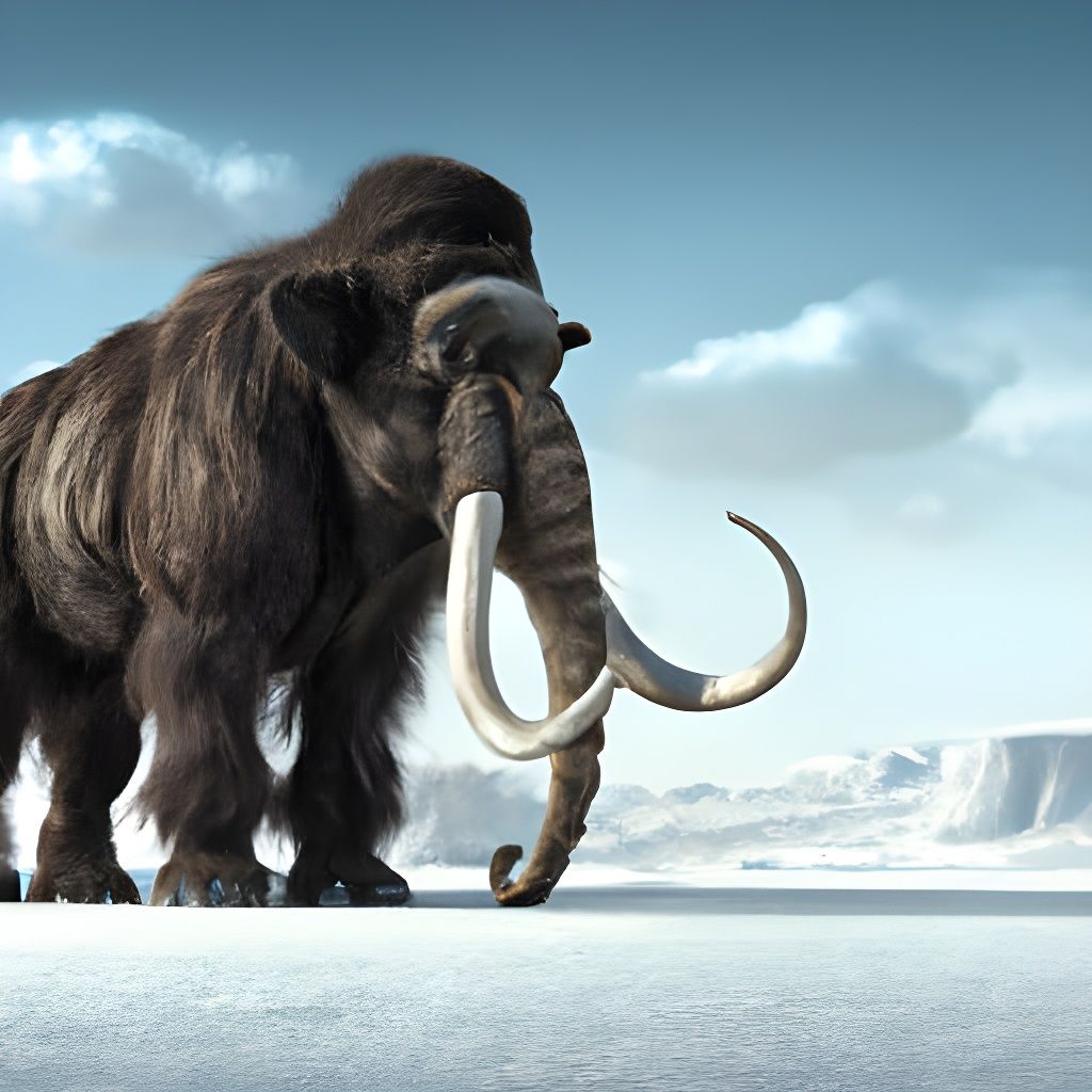 Woolly Mammoth - AI Generated Artwork - NightCafe Creator