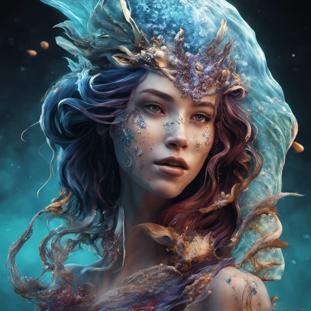 beautiful mermaid - AI Generated Artwork - NightCafe Creator