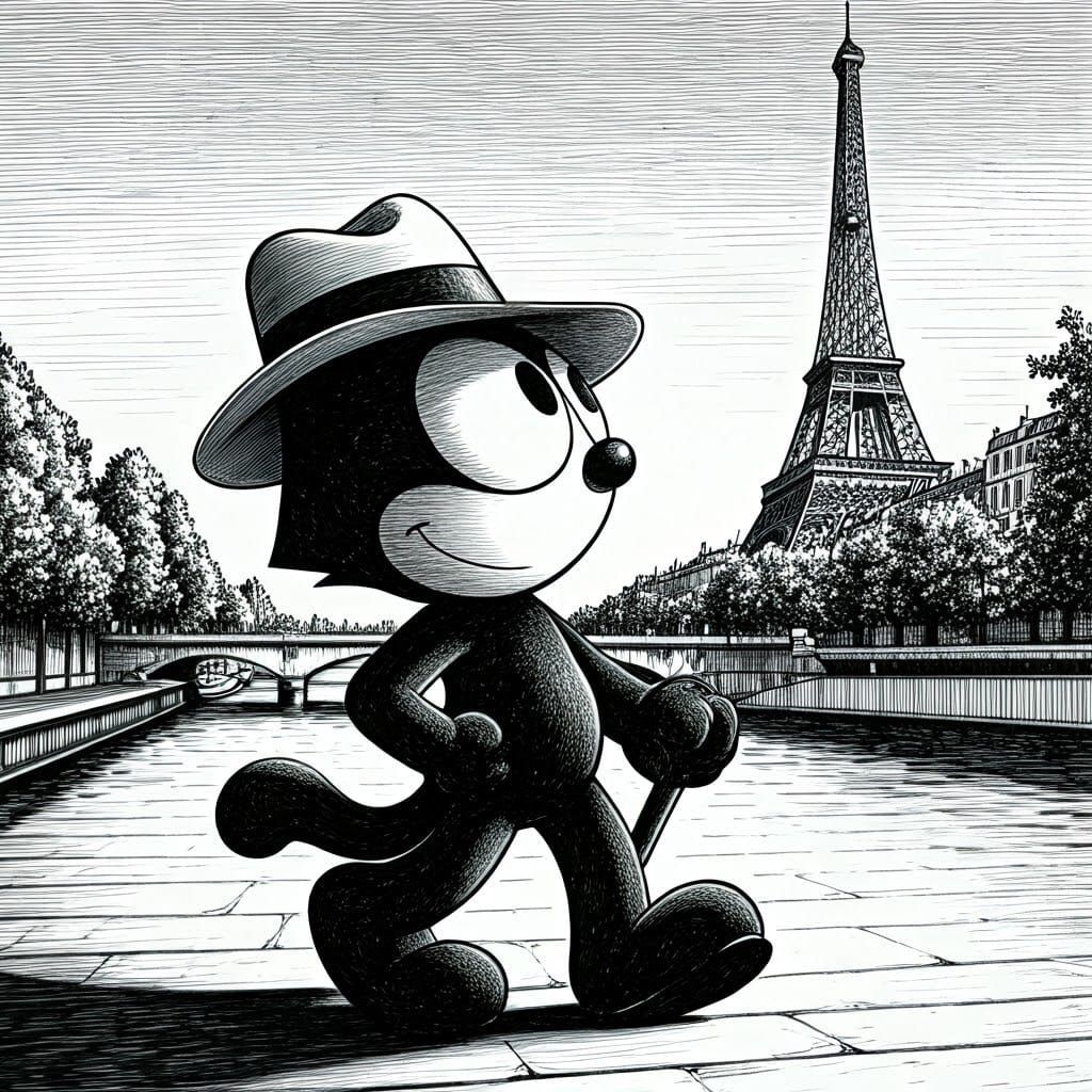 Felix in Paris  by @Papy Ion