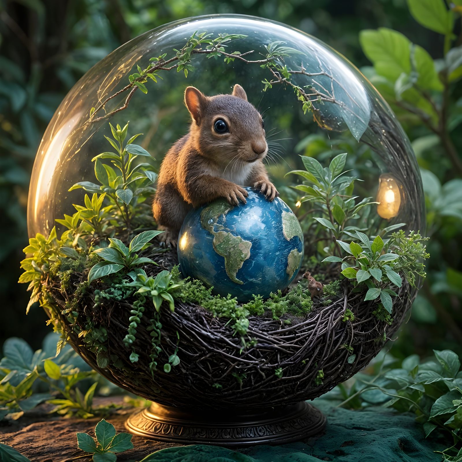 The Earth Squirrel 3.0.  by @Omimimo