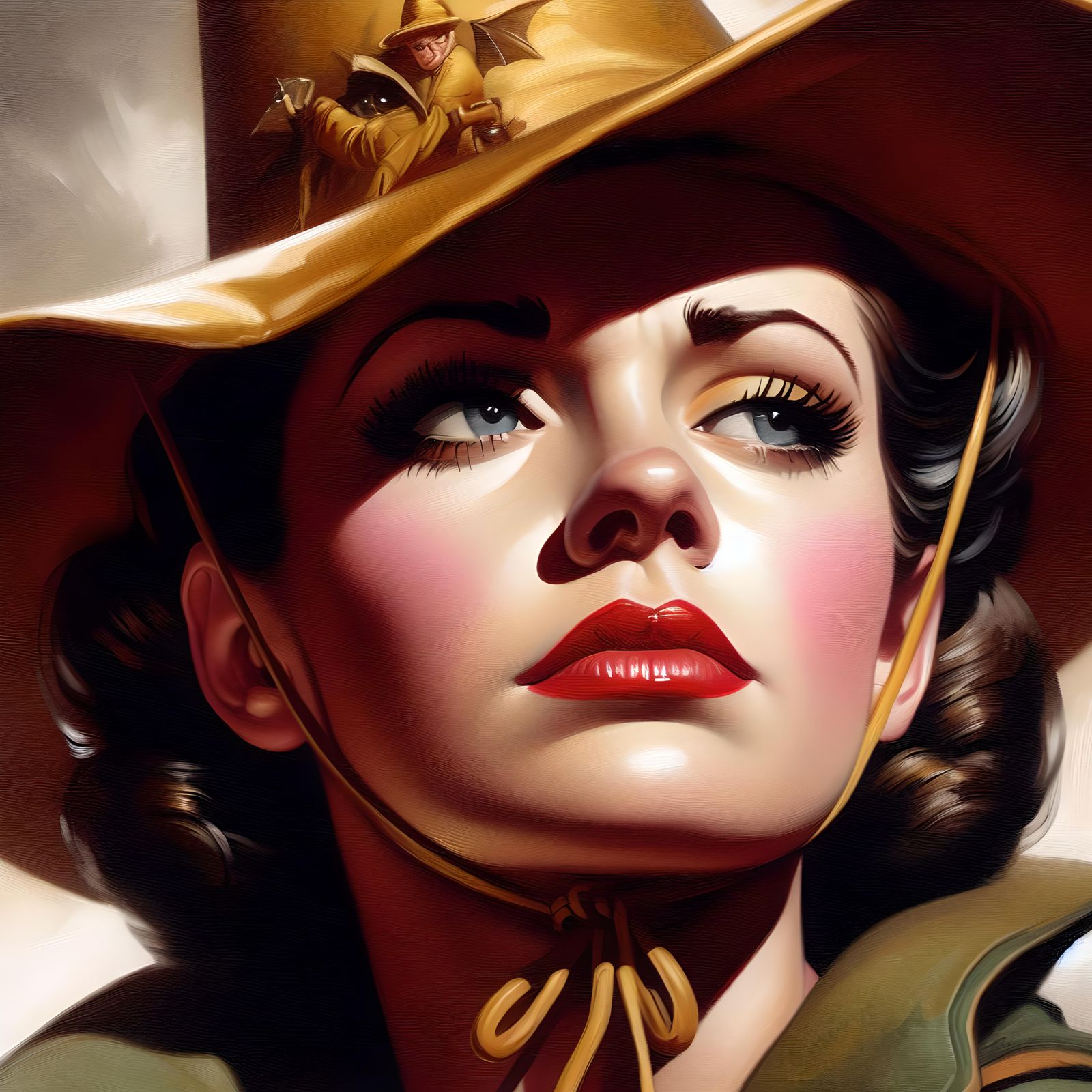 "This town ain't big enough for the both of us, cowboy."