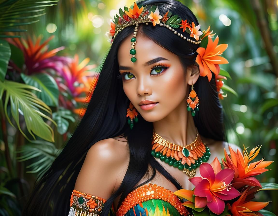 Jungle Princess  by @MoMoMat