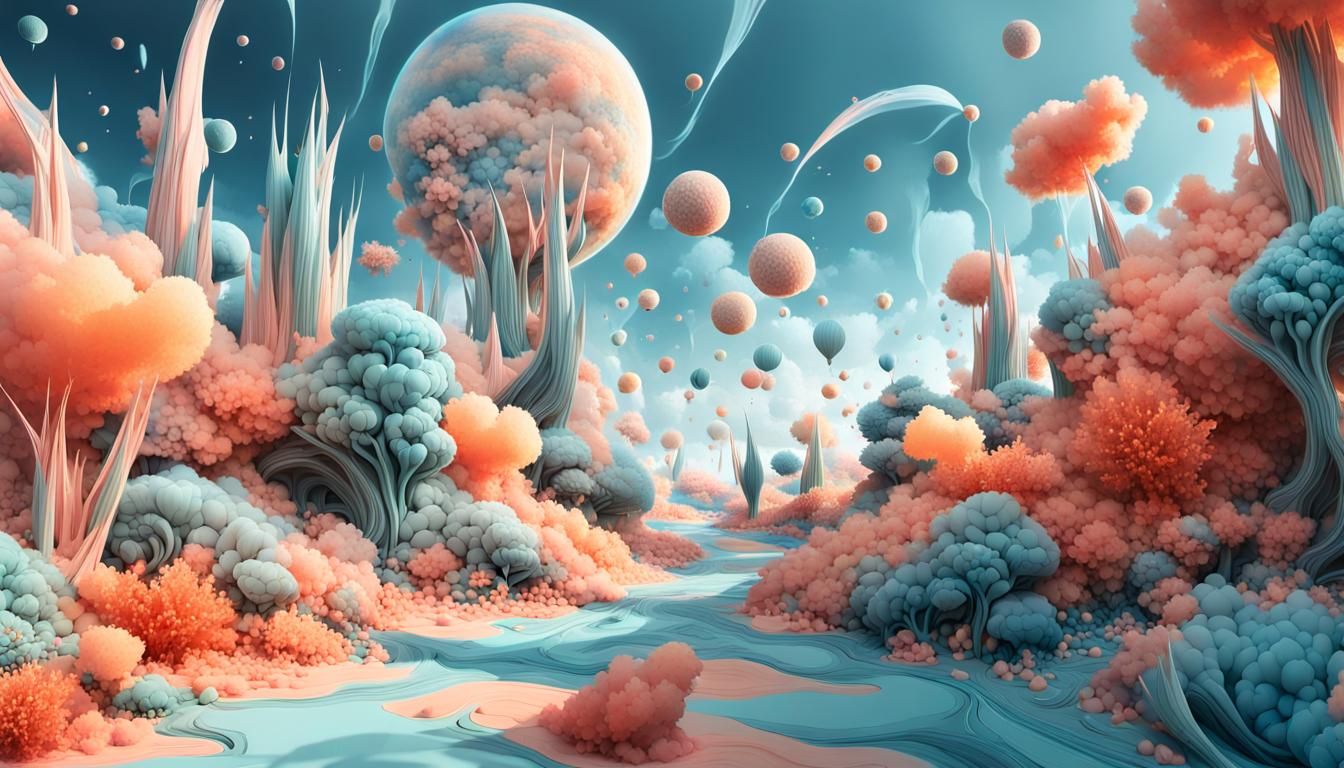 Naturalphoto, hyperreal, epic light, unknown abstract worlds...