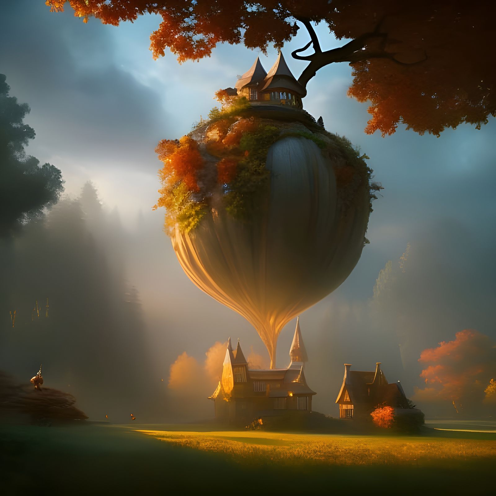 The house on the balloon  by @TheDragon2277