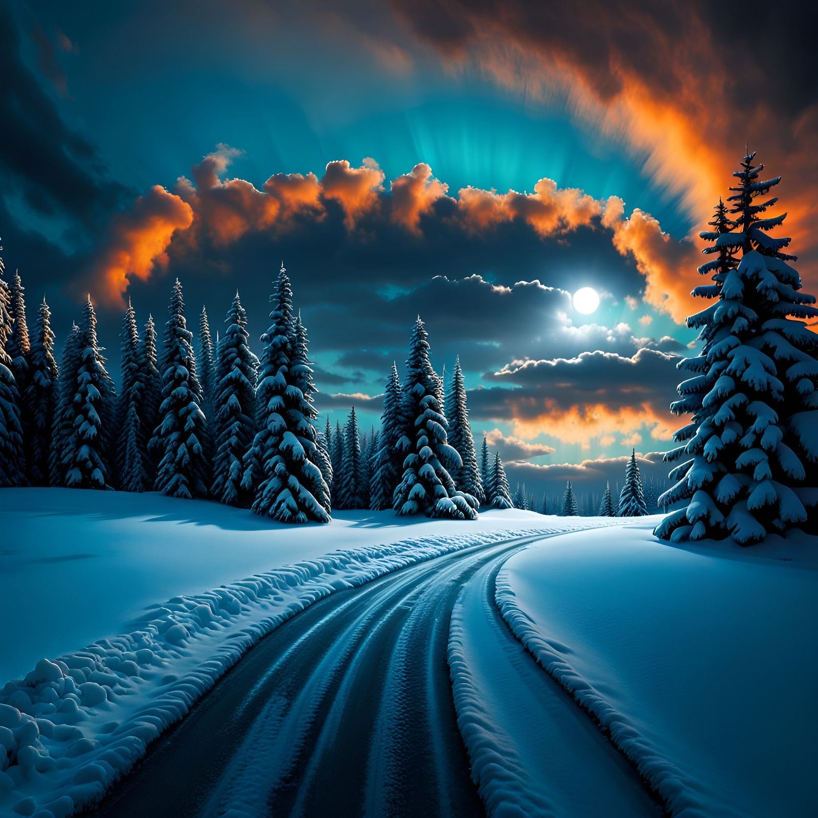 A romanticized vision of the North Country in the winter  by @ Ray Ray the Obsessive