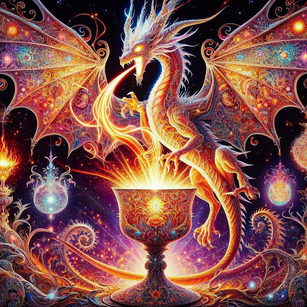 A magical dragon of the mystical world  by @Uttia Majumdar