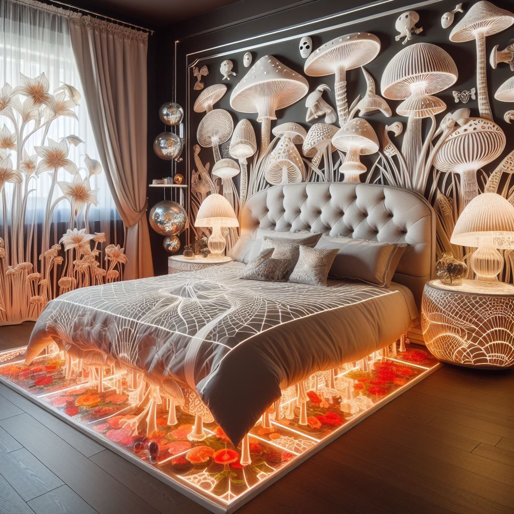 Mushroom design bedroom