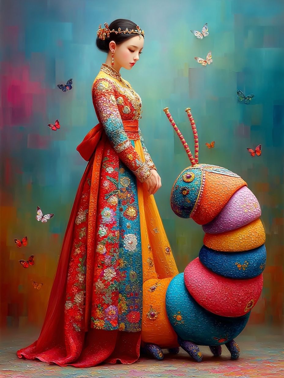 Die Prinzessin und die Raupe