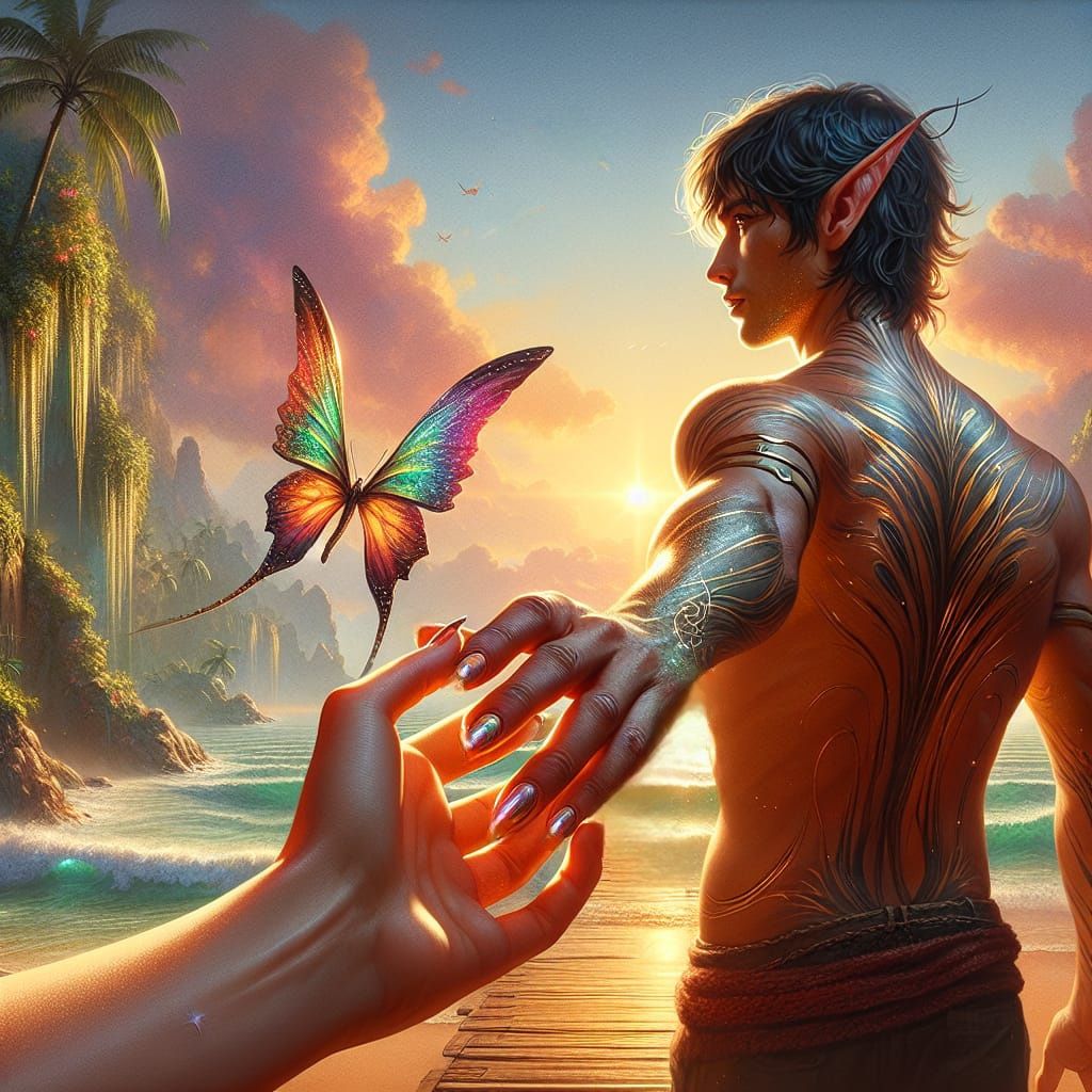 "Let's go for a walk together!"