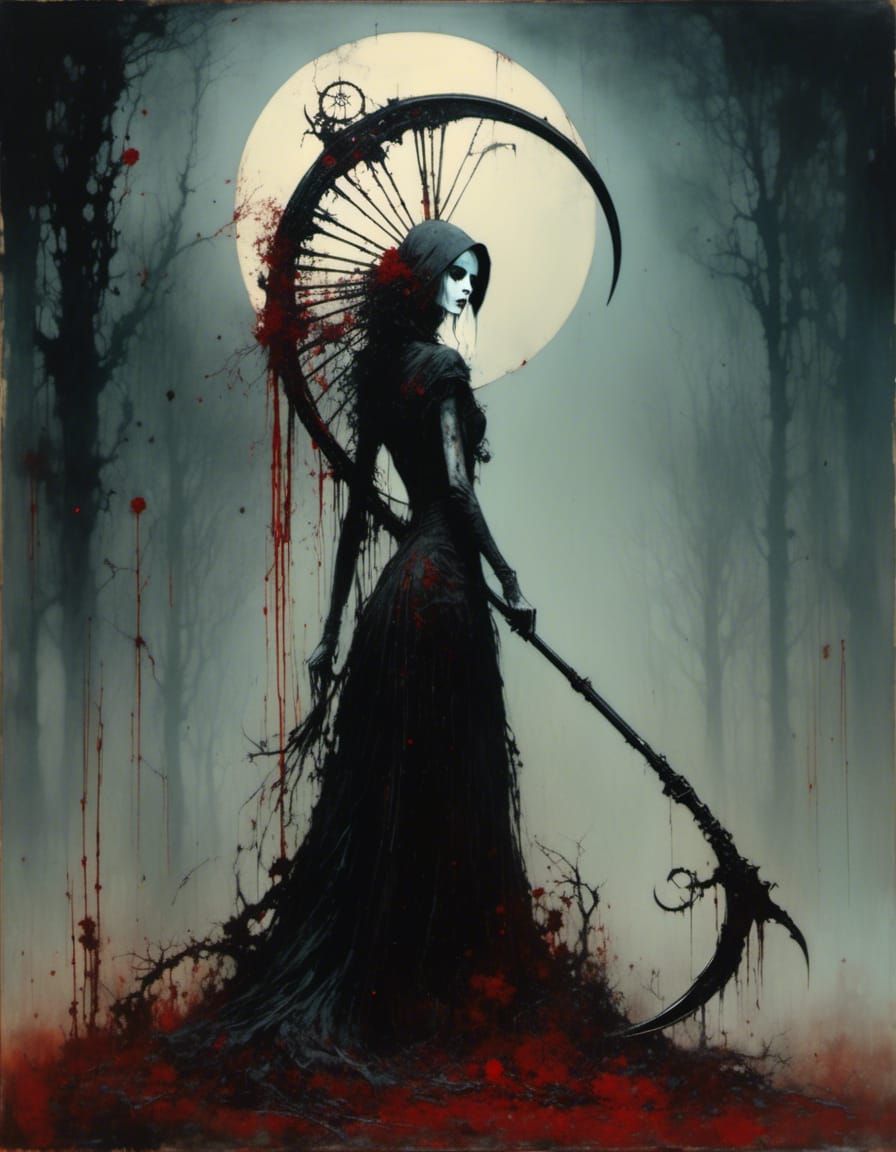 The Pale Lady and her Scythe