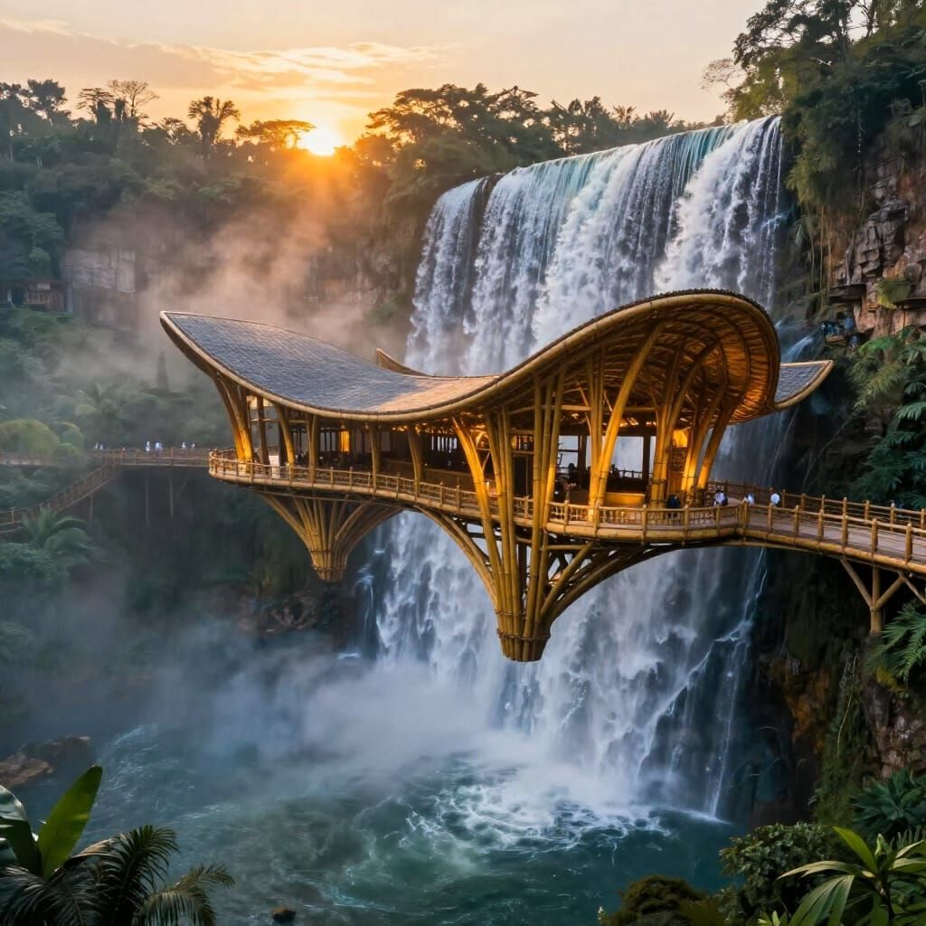 The Waterfall Pavilion  by @darron_sellick