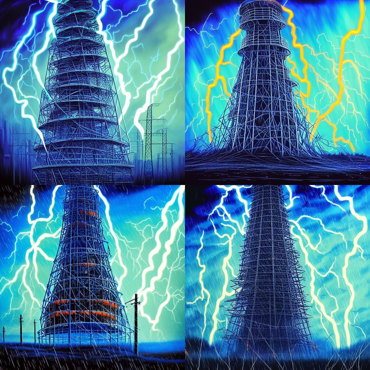 Electric Avenue pt.2 AI Generated Artwork NightCafe Creator