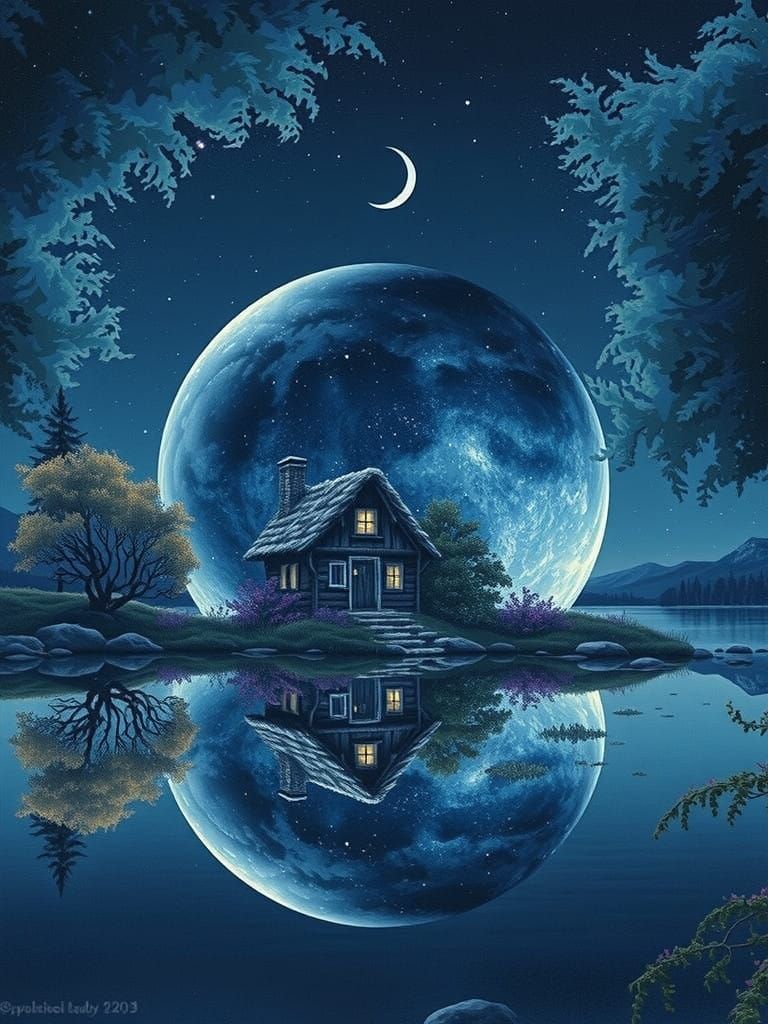 Blue night   by @Abhishek Sharma 