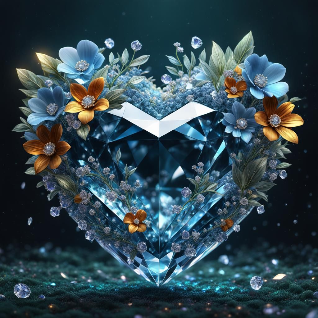 Diamond Heart  by @D Onutan