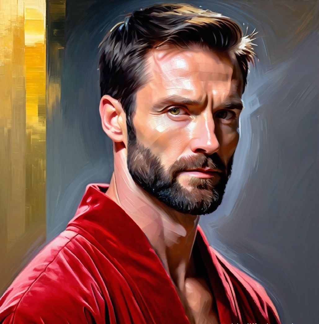 Handsome man  with beard