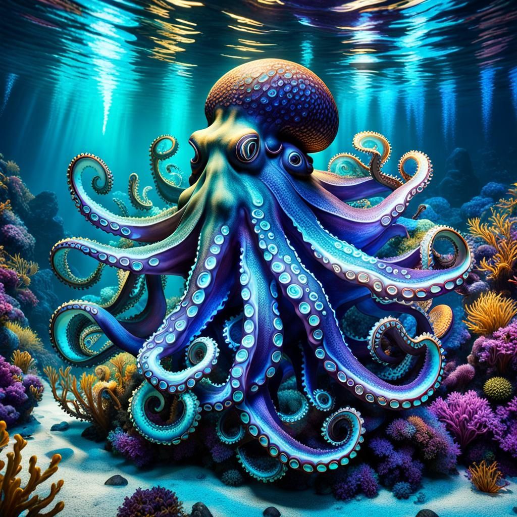 Octopus (6) - AI Generated Artwork - NightCafe Creator