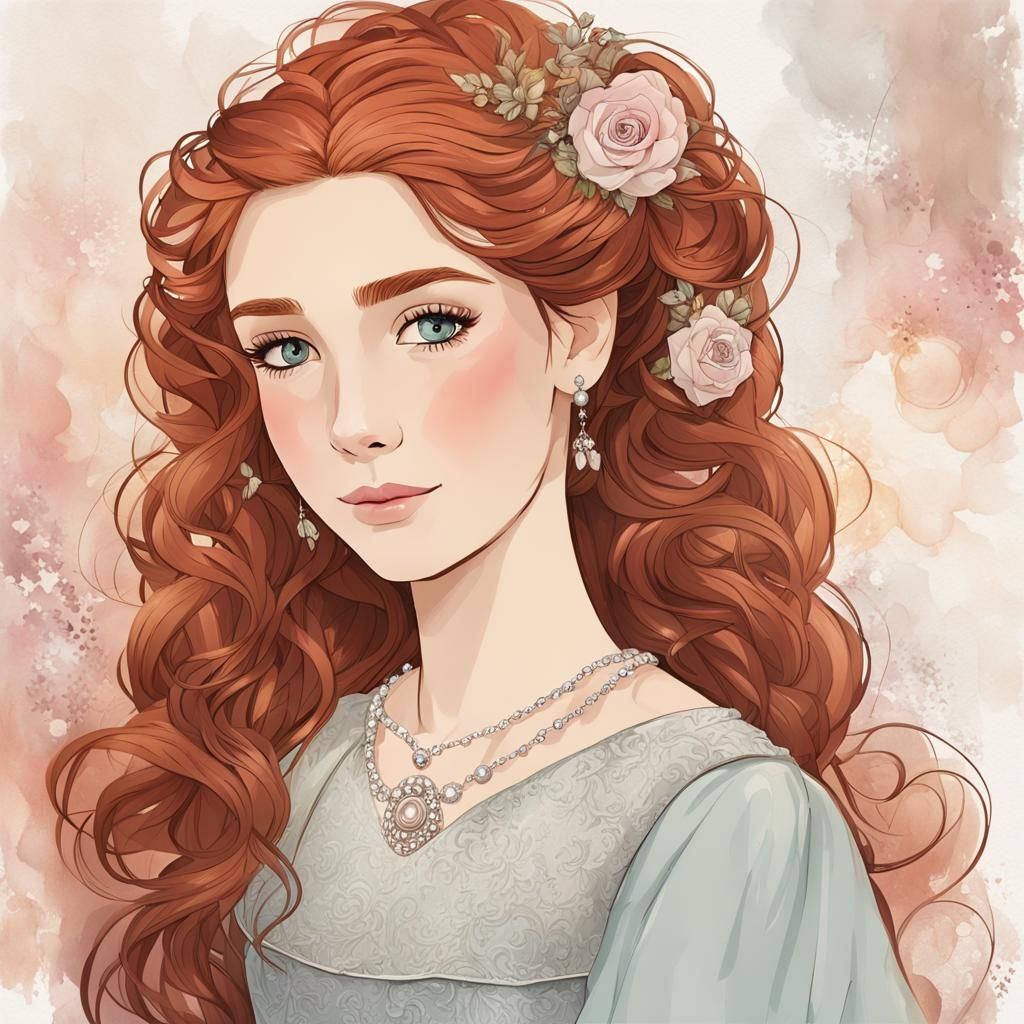 Regency Era Lady. - AI Generated Artwork - NightCafe Creator