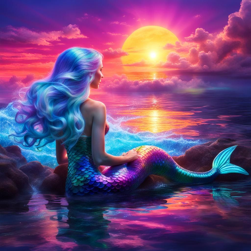 Siren's Glow: A Sunset Spectacle  by @undefined