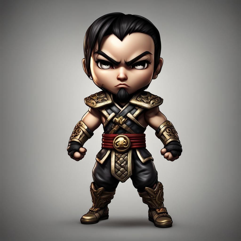 Mortal combat character in chibi