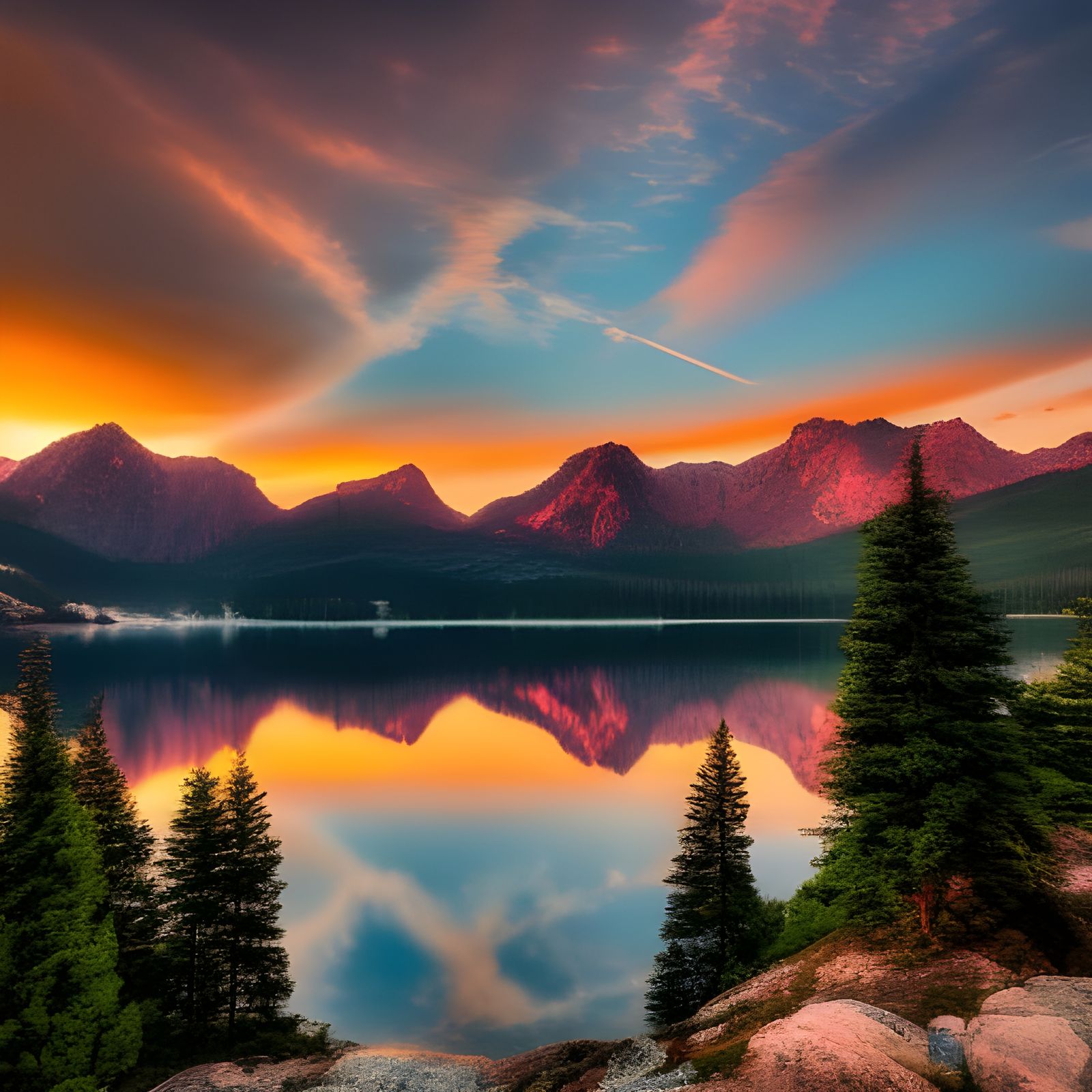 A calm lake  by @bamaresova